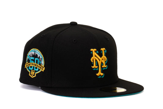 New York Mets 59FIFTY Fitted 50Th Anniversary Side Patch