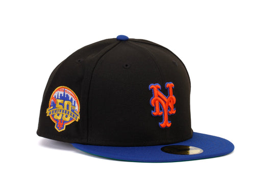 New York Mets 59FIFTY Fitted 50Th Anniversary Side Patch