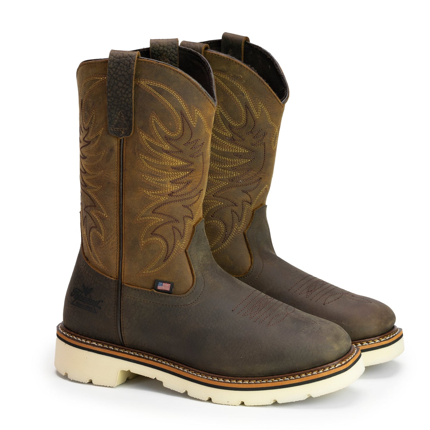 Thorogood Men's American Heritage Square Toe 11 EH Western Boot