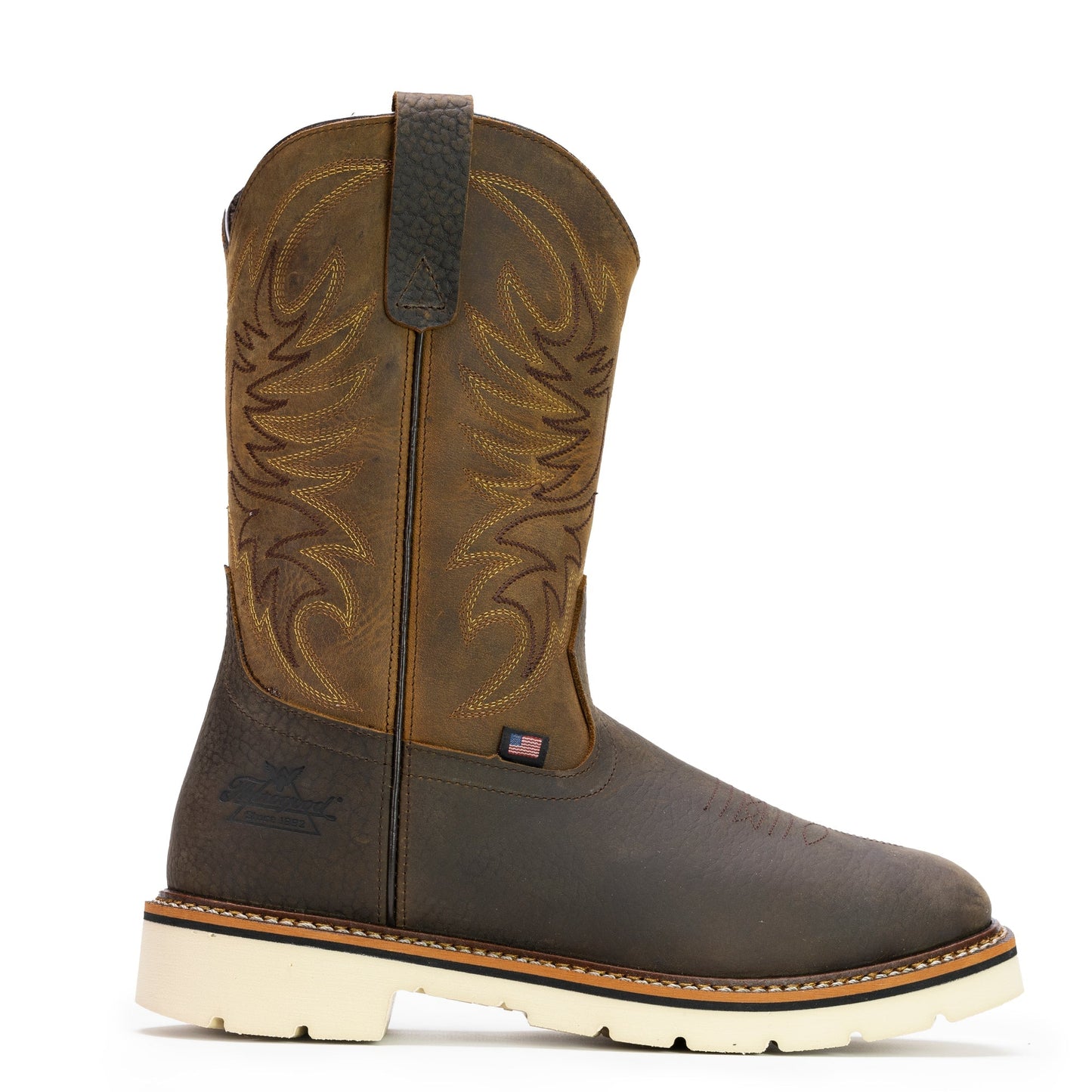 Thorogood Men's American Heritage Square Toe 11 EH Western Boot